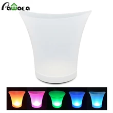 Цветной СВЕТОДИОДНЫЙ охладитель для вина с большой емкостью, водонепроницаемый, меняющий цвета, шампанское пиво, ведерко, ночные Вечерние