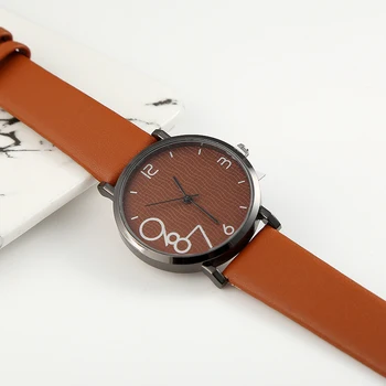 

Reloj Hombre Top Brand Luxury Men Watches Simple Business Wrist Watch Male PU Leather Strap Quartz Clock No Logo Dropshipping