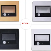 10 шт. светодиодный свет лестницы сенсор+ PIR детектор движения led инфракрасный индукция человеческого тела внутренние утопленные шаги лестница настенный светильник