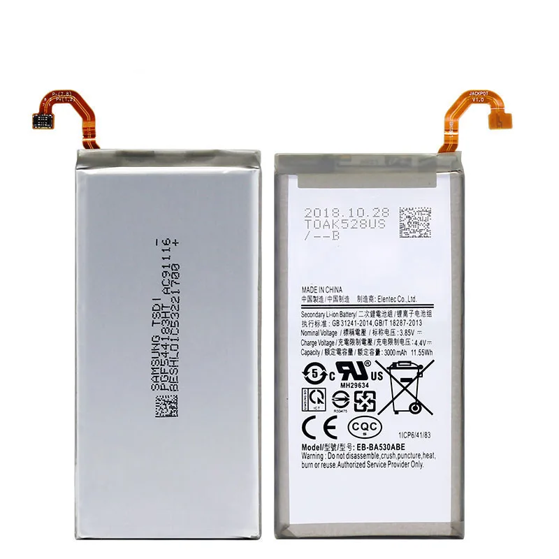 EB-BA530ABE аккумулятор для samsung Galaxy A8(A530) A530 SM-A530F 3000 мАч
