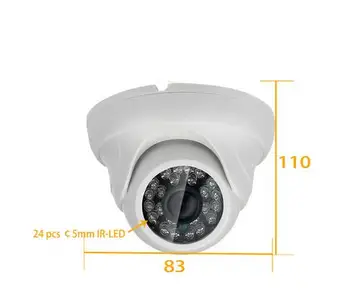 

HD 720P 960P 1080P Dome AHD Camera 1MP 1.3MP 2MP CMOS Security Night Vision IR 20m CCTV AHD Camera For AHD DVR