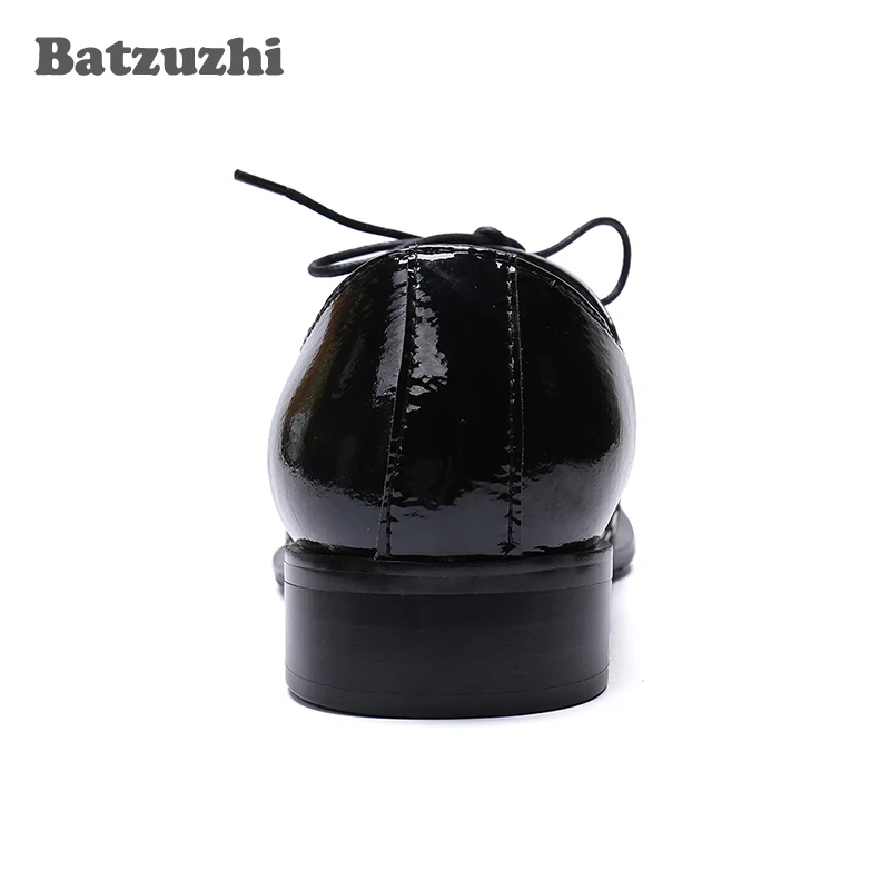 Oxford Formales Cuero De Los Negocio Batzuzhi Vestido Metal Negro Punta Italia Señaló Del Partido Hombres Hombre Zapatos Tipo qXpvg