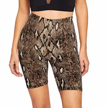 

Summer Womens Snake Skin Print Sexy Slim Fit High Waisted Casual Leggings
