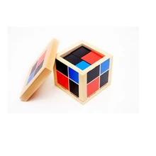 Деревянные Обучающие игрушки биномиальный куб образовательная разведка Обучающие блоки Дошкольное Обучение Математика детские игрушки