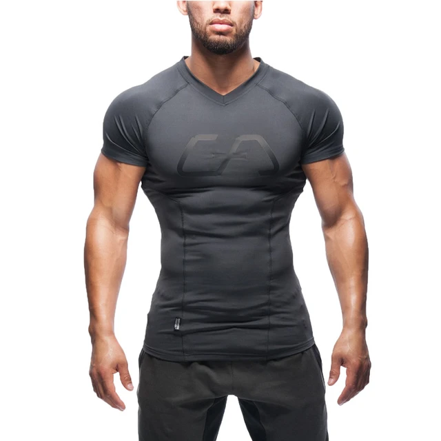 T-Shirt de marca Golds Aptidão Gymshark Musculação Roupas Camisa