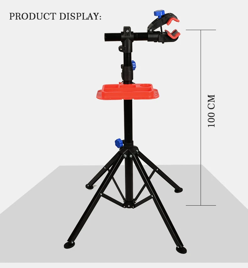 ROCKBROS 100-164 см, регулируемая подставка для ремонта пола велосипеда, портативная, алюминиевый сплав, MTB, велосипедная стойка, держатель, инструменты для обслуживания