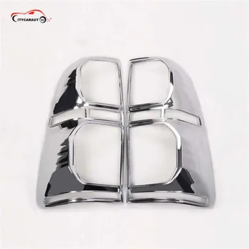 

CITYCARAUTO car styling FOR 2012-2014 Hilux Accessories ABS Chrome Design Rear Lamp Cover For Hilux Vigo Tail Light Casing Parts