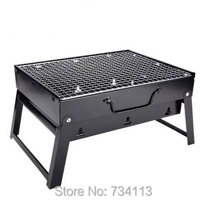 

Big size BBQ Folding Picnic Grill Family style Portable Garden Charcoal barbecue Grill Broiler Outdoor CookingTool 43*29*24cm