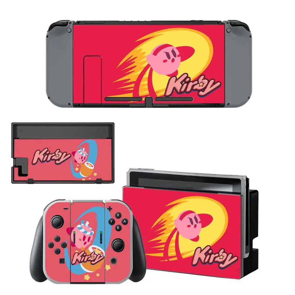 Сменные наклейки Switch Skin kirby Nintendo, сменные наклейки, совместимые с консолью Nintendo doswitch, Joy-Con, контроллером