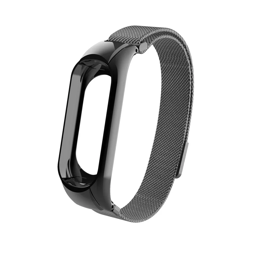 Ремешок сменный из нержавеющей стали для смарт часов Xiaomi Mi Band 3