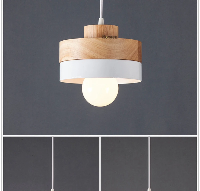 Horsten Modern Nordic Solid Wood Pendant Lights Minimalism Pendant Lamp For Dinning Room Living Room Bar Cafe Hanging Light (10)