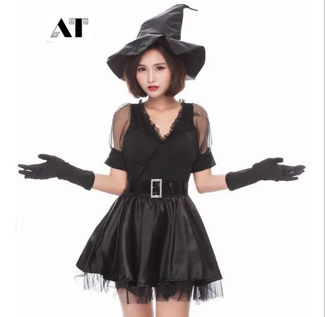 Witch Costume For Adult Women Halloween Carnival In Sexy Uniform Fancy — free download