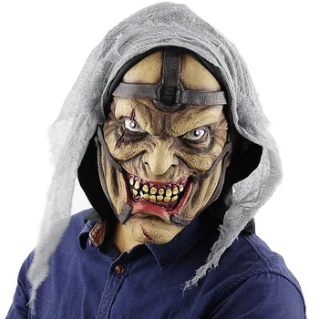 

Halloween Clown mask Masquerade Ball Party Dress Up Props Green Hair Clown Scary Clown Mask Evil Creepy Horror Devil Mask