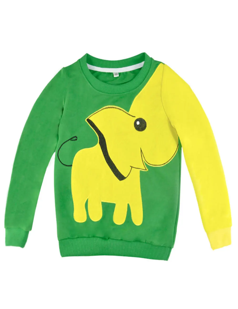 

Children's wear autumn new cartoon elephant long-sleeved children's t-shirt