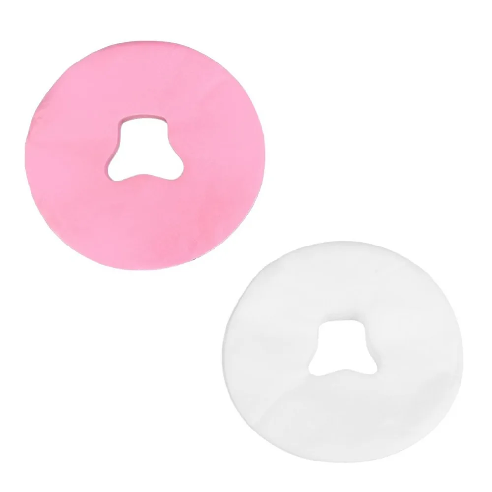

100pcs Disposable Non-woven Fabric Headrest/Pillow Face Covers Absorbent Medical Grade Silicone Beauty Bed Face Covers new