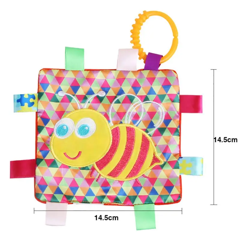 Мягкие игрушки для малышей 0-12 месяцев успокаивающее полотенце успокаивающее спальное животное одеяльце-полотенце образовательные