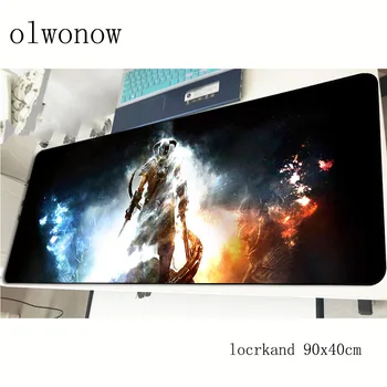 

skyrim mousepad 90x40cm Cartoon gaming mouse pad gamer mat Aestheticism game computer desk padmouse keyboard large play mats