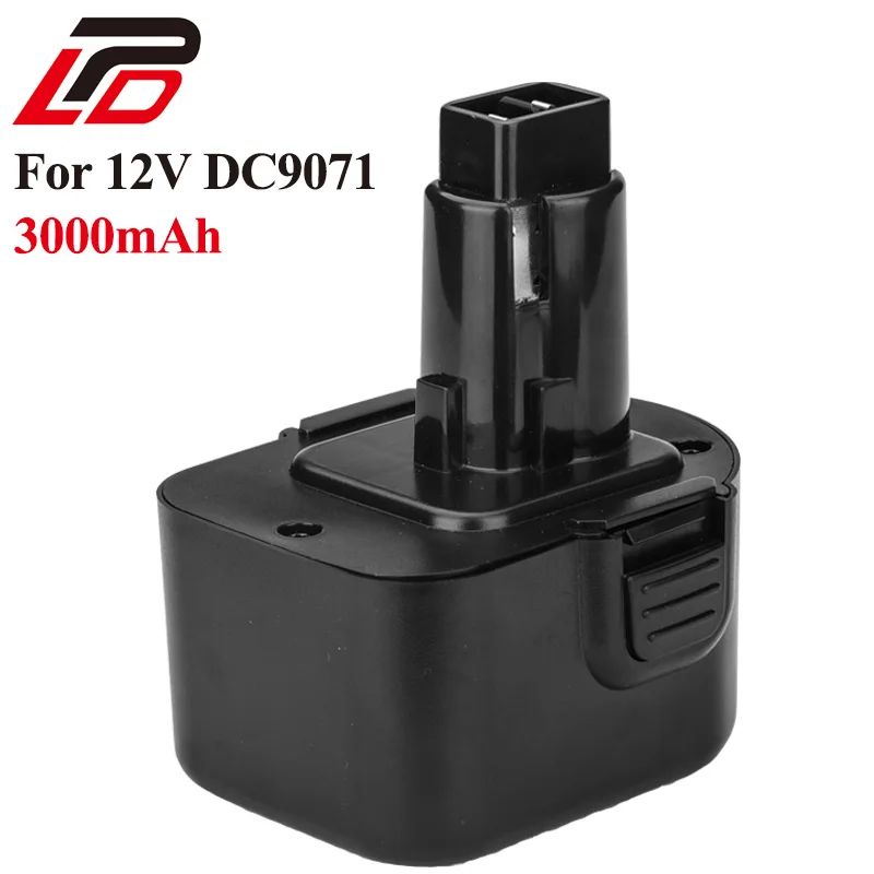12 В Ni MH 3 0 Ач Сменный аккумулятор для электроинструмента Dewalt: DE9074/DC9071/ DE9037/DE9071/