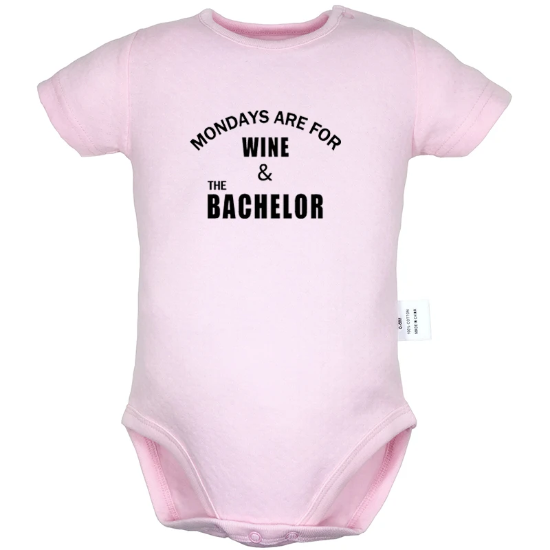 Mondays is for Wine& the Bachelor олень игральные карты дизайн новорожденных боди костюм для малышей Onsies комбинезон хлопковая одежда - Цвет: YcBSP2568D