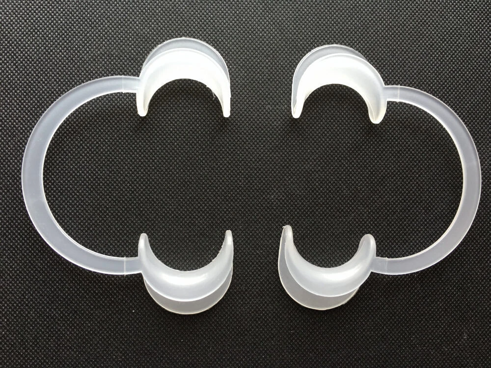 

15pcs Dental Orthodontics Intraoral Cheek Lip Retractor Opener White Large C Type SIZE L for adult
