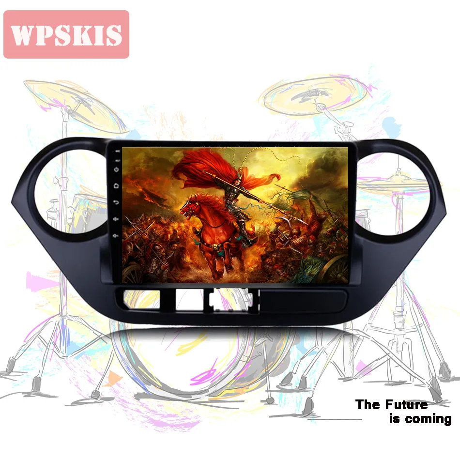 Best Android 9.0 4+64G Car DVD Player for Hyundai I10 10 2013+ GPS navigation multimedia satnav stereo radio tape recorder Head Unit 5