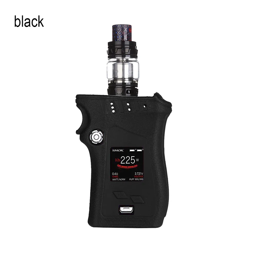 1 шт., новинка, защитный силиконовый чехол для SMOK MAG 225W TC KIT, чехол для правой руки, сменный защитный мягкий чехол - Цвет: black