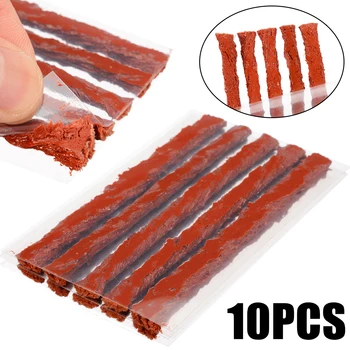 

For Tyre Puncture Emergency Car Motorcycle Bike Tyre Repairing Tool 10pcs High Quality Tubeless Tire Repair Rubber Strips