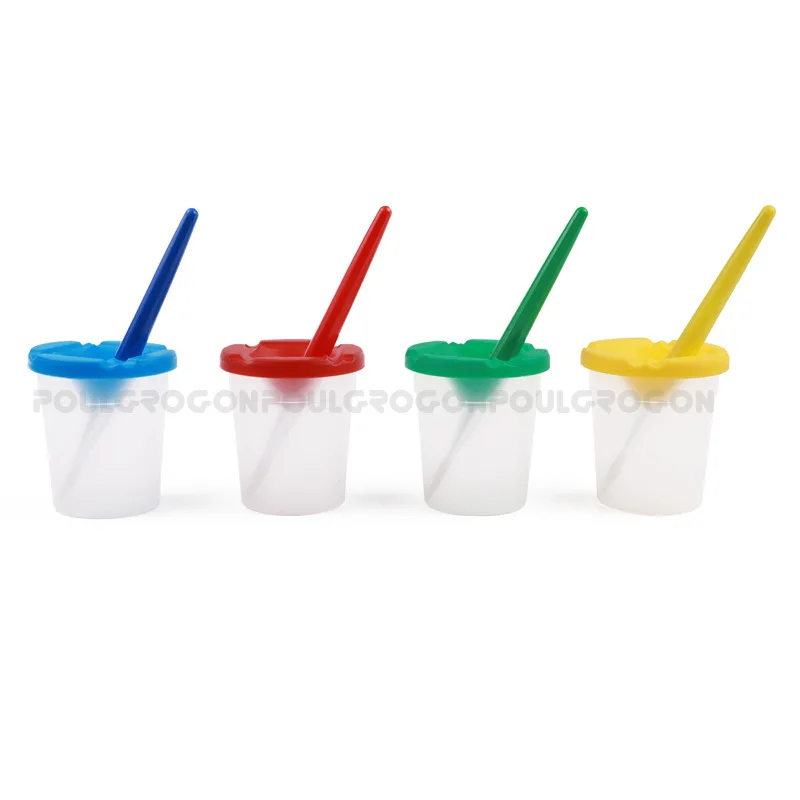 

Cross border Amazon Children Brush Washing Cup Bristle Pigment Painting Graffiti Brushes Sets