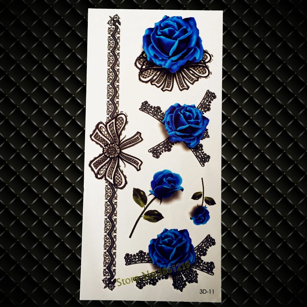 Новые Сексуальные женские руки ноги макияж флэш Временные татуировки Кружева