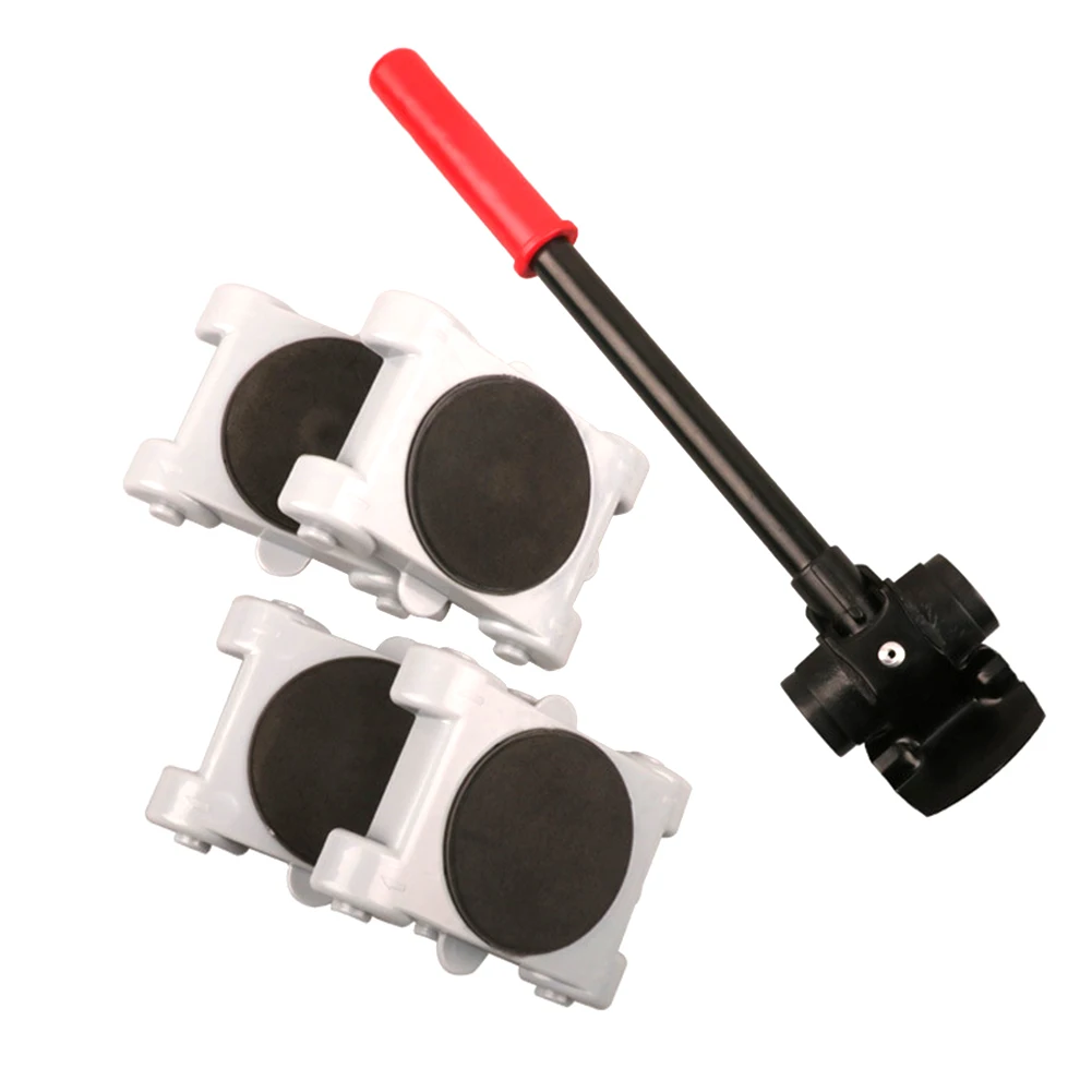 

8pcs Lifter Moving Roller Set Furniture Mover Tool Heavy Stuffs Professional Sliders Transport Removable 360 Degree Rotatable