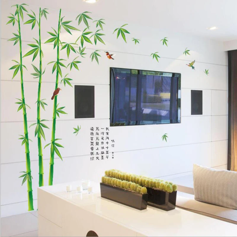 جديد 2 قطعة/المجموعة كبيرة الأخضر الخيزران الجدار ملصق ل غرفة نوم التلفزيون أريكة خلفية 222*265 سنتيمتر ديكور المنزل DIY PVC الطيور جدارية ملصقات ف... جديد 2 قطعة/المجموعة كبيرة الأخضر الخيزران الجدار ملصق ل غرفة نوم التلفزيون أريكة خلفية 222*265 سنتيمتر ديكور المنزل DIY PVC الطيور جدارية ملصقات ف...