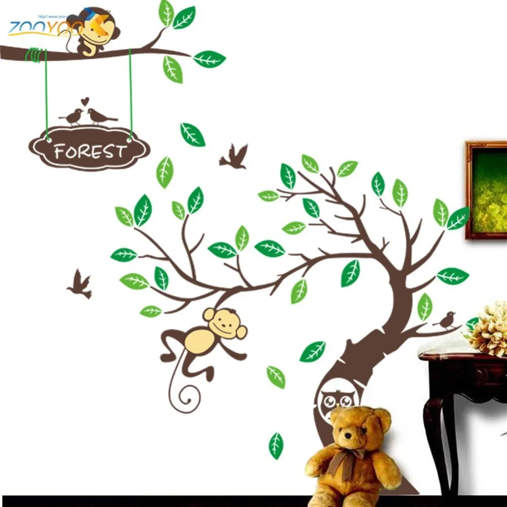 Home Water Storage Tank Picture More Detailed Picture About - Monkey Tree Wall Art Stickers Kids Decal Removable Decor Decals Home home water storage tank picture more detailed picture about - monkey tree wall art stickers kids decal removable decor decals home