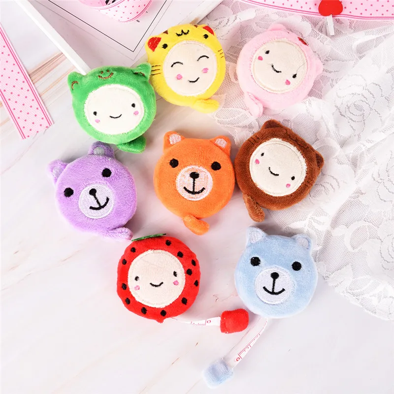 1 шт. лента с рисунками мерка брелок линейка для измерения телескопическая Kawaii
