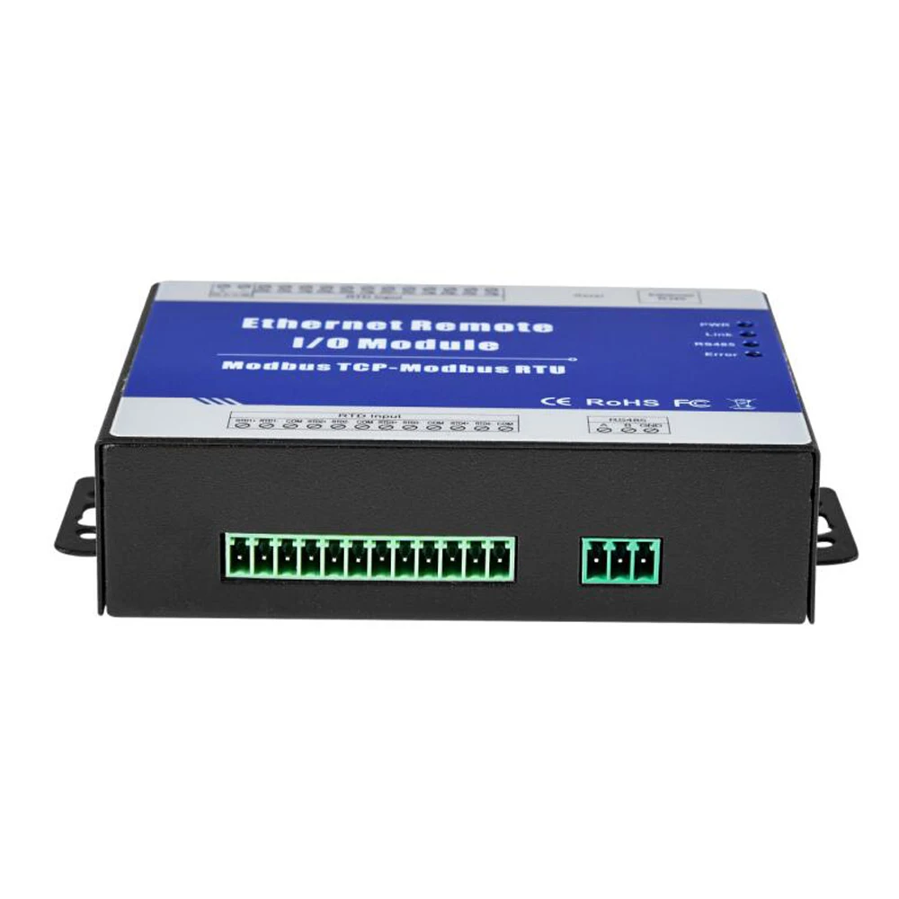 Ethernet регистрирующий модуль 4 входов RTD Modbus tcp сервер RS485 к конвертер поддерживает