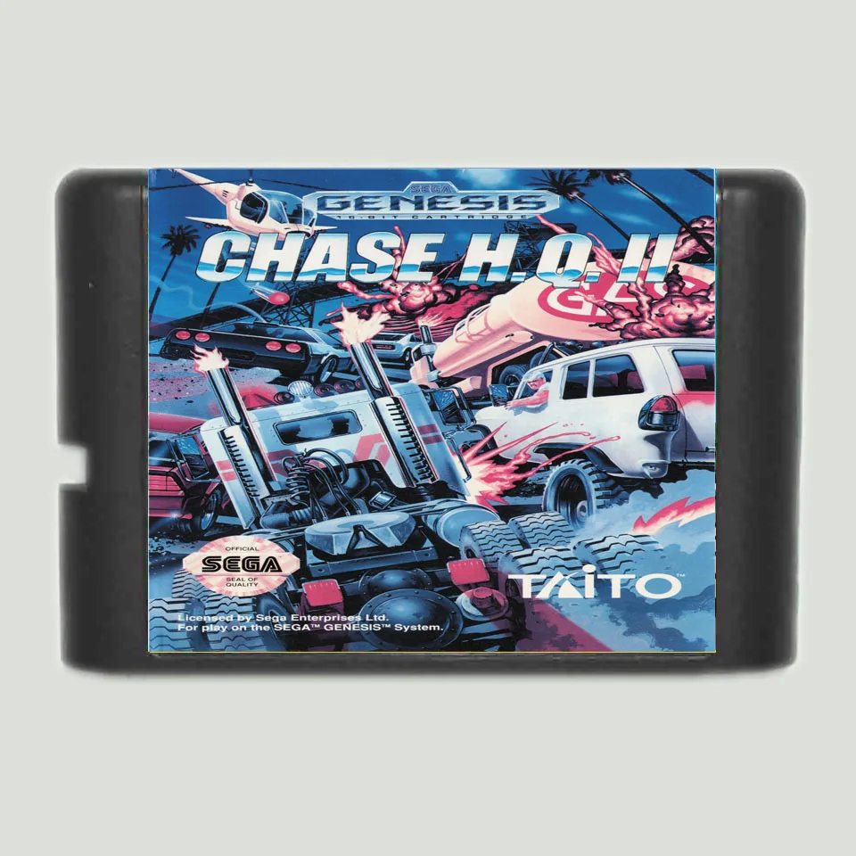 Chase H.Q.II 16 бит карточная игра для Sega MegaDrive & Genesis Системы|16 bit game card|bit card16 |