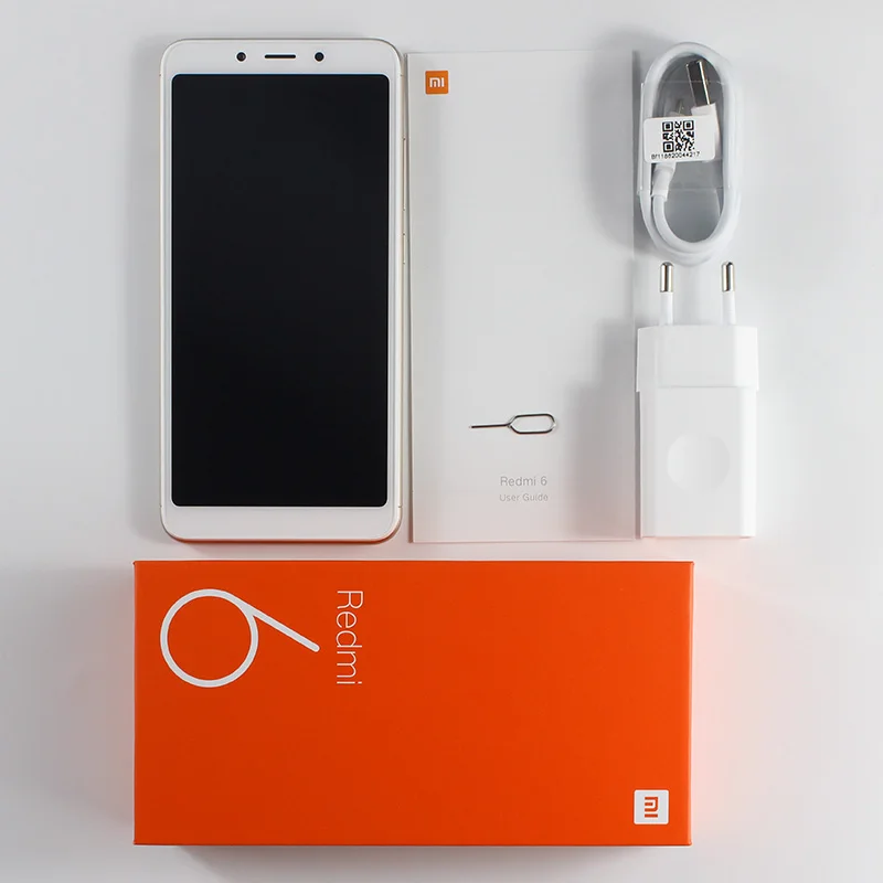 Xiaomi Redmi 6 смартфон с восьмиядерным процессором Helio P22 ОЗУ 4 Гб ПЗУ 64 ГБ 5 45 дюймов 12 Мп