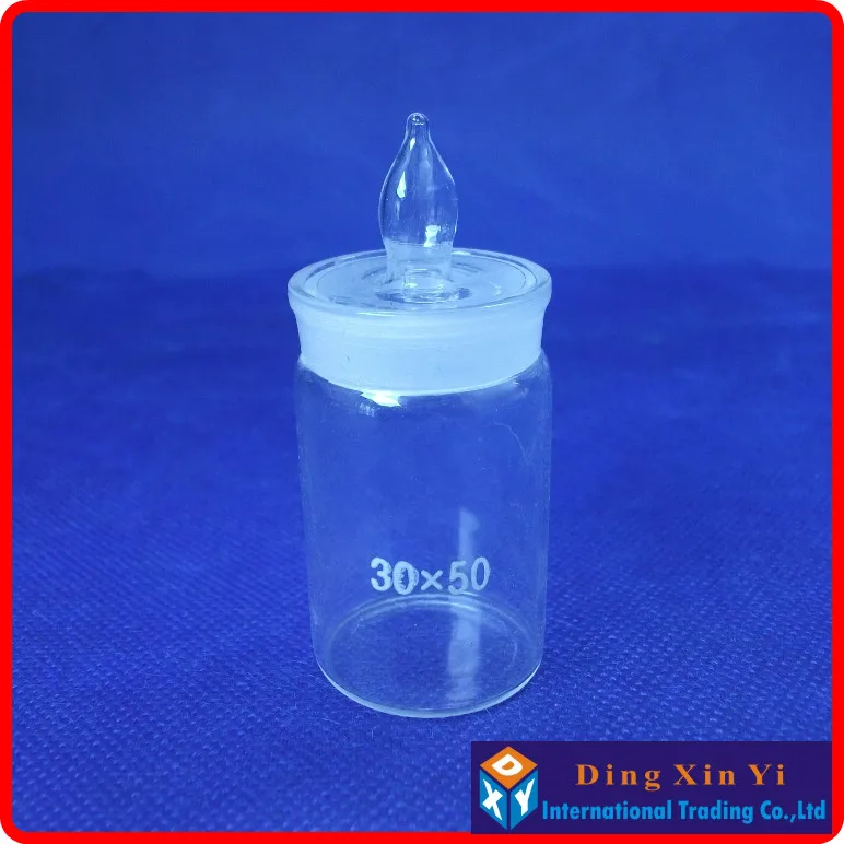 

(4pieces/lot)30*50mm glass weighing,tall regular weighing bottle