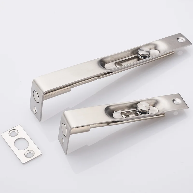 

2018 New Padlock Lock Free Shipping Box Plug Stainless Steel Bolt Cartridge World Blind Lash Door Open Longer 6 Inch Wholesale