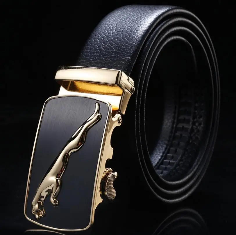 Hot Sale Designer Leather Strap Male Belt Automatic Buckle Belts For Men Girdle Wide Men ...