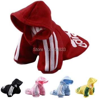 

Addi-dogs Hoodies Pets Puppy Tracksuit Polycotton Warm Coat Jackets 6colors