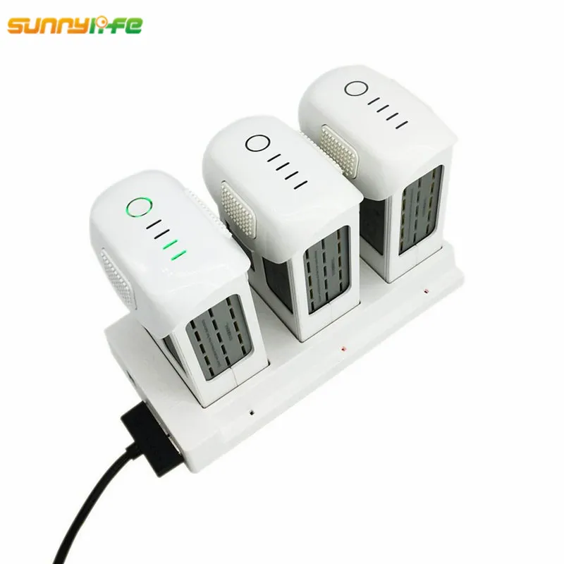 

Sunnylife 3In1 DJI Phantom 4 Intelligent Battery Charger Detection Voltage Hub Charging 3 batteries for DJI Phantom 4pro 4pro+