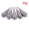 5pcs/lot metal  Open Lead Sinker Olive Shaped Accessories For Lure hot sale Sea Fishing high quality ► Photo 3/6