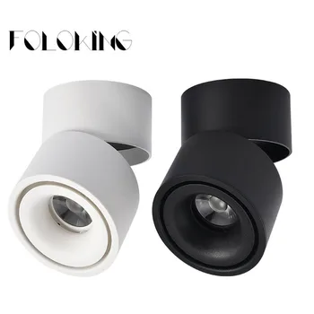 

1pcs High Power 10W 15W 20W COB LED Track Lighting Surface Mounted LED Ceiling Lamps Spot Light AC 85-265V