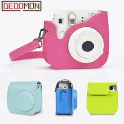 Для Fujifilm Instax Mini 8 8 + 9 Аксессуары для камеры цветы, полиуретан, кожа мгновенная камера сумка на плечо защитный чехол