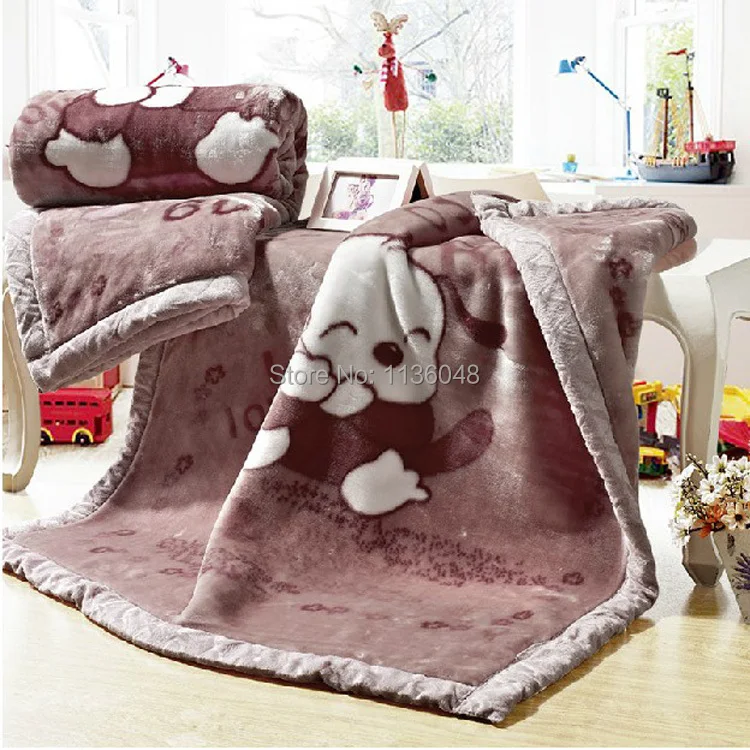 Бесплатная доставка детское Двухслойное одеяло raschel 100x120 см|baby blanket|blanket babychildren