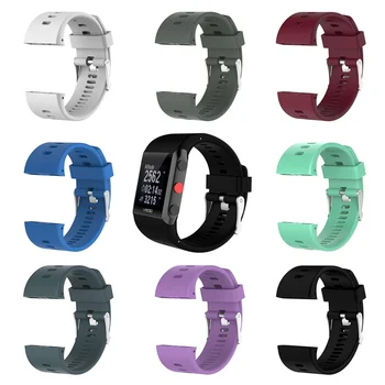 

Silicone Replacement Wrist Watch Band for Polar V800 Smart Bracelet with Tool Smart watch Strap for Men Women Black White Blue