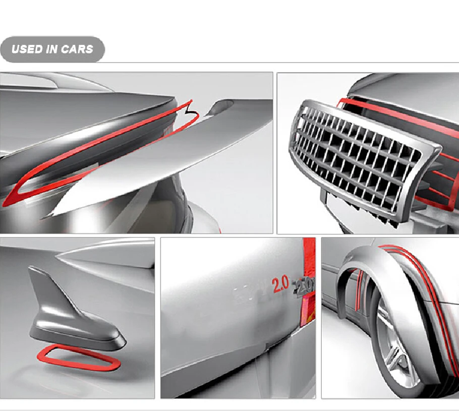 Автомобильный Стайлинг двусторонняя клейкая лента 10 мм для Skoda octavia a5 a2 a7 Rapid Fabia 1 роскошный 2 3 roomster kodiaq felicia rs