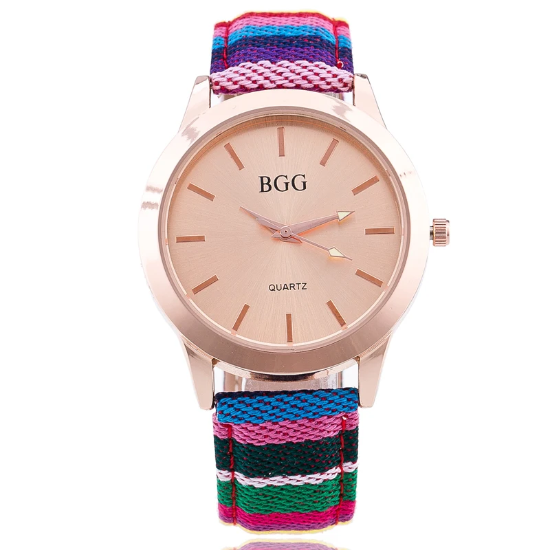 

2017 New Luxury Brand Fashion Women Braided Strap Quartz Watch Casual Wristwatches Simple Gold Dial Watches 4 Color Clock