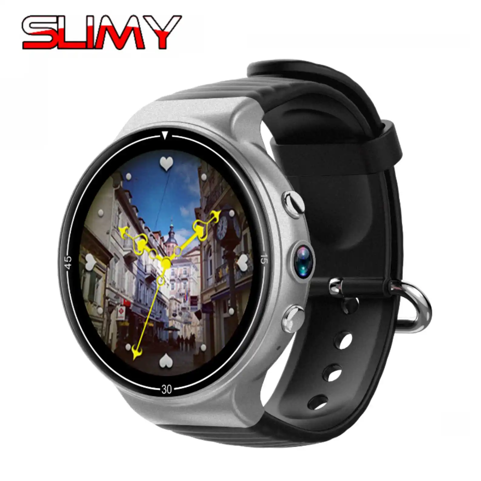 Slimy I8 4G Smart Watch Android 7.0 OS 400*400 Screen GPS WIFI