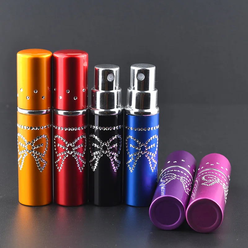 Free Shipping 5ml 50pcs Portable Refillable Perfume Bottle With Spray